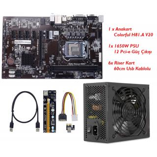 Mining Anakart, Güç Kaynağı, Riser Kart Kampanya