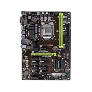 TB250-BTC PRO Mining Anakart - 12 GPU Open Air Mining Kasa - Celeron G4930 İşlemci Set